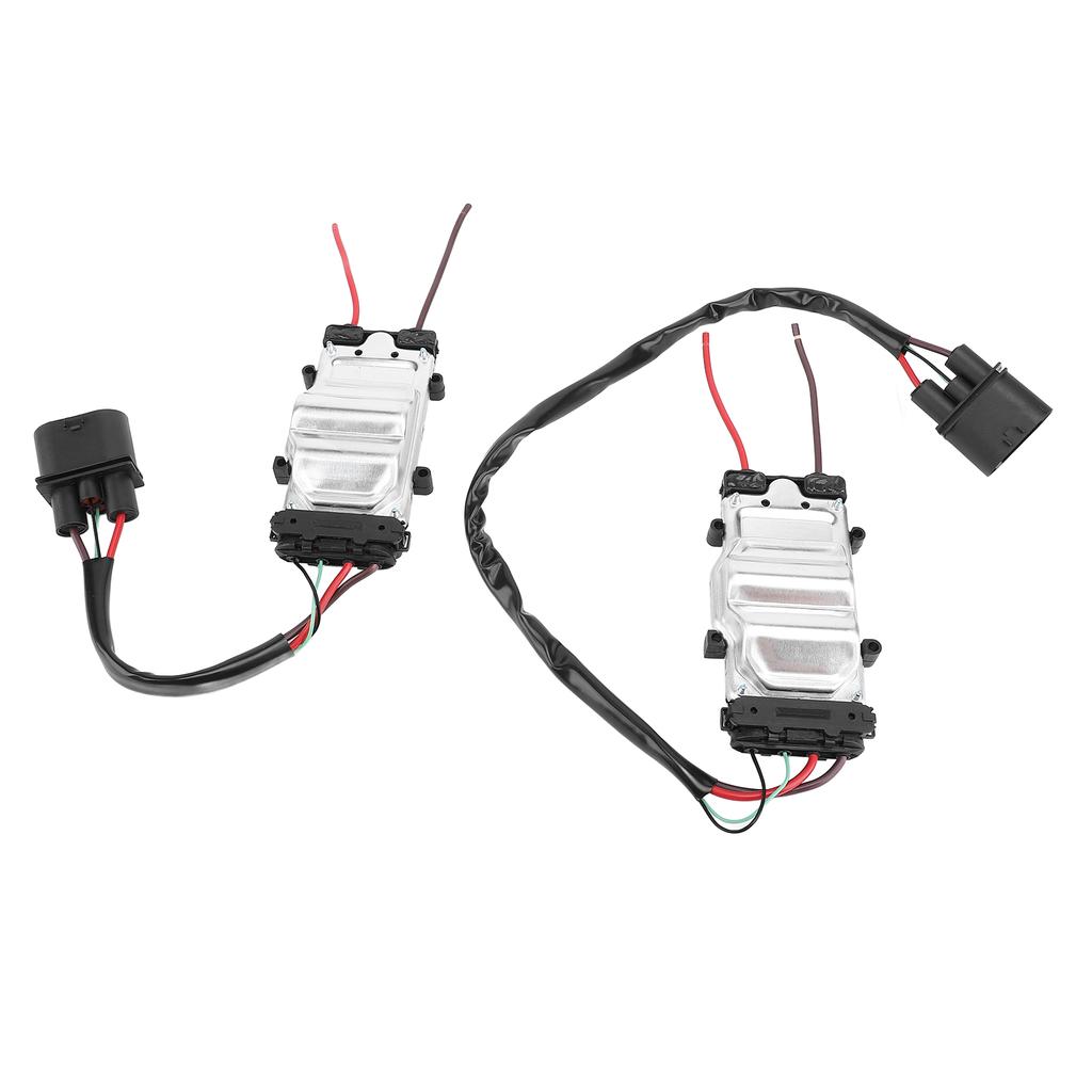 2 Stück Lüftersteuergerät 1137328159 Stabile Leistung Erhöhte Sicherheit Motorlüfter-Steuergerät für 4F C6 2004