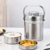 Stainless Steel Food Storage Containers Large Capacity Insulated LunchBox Workers Meal Box  Travel