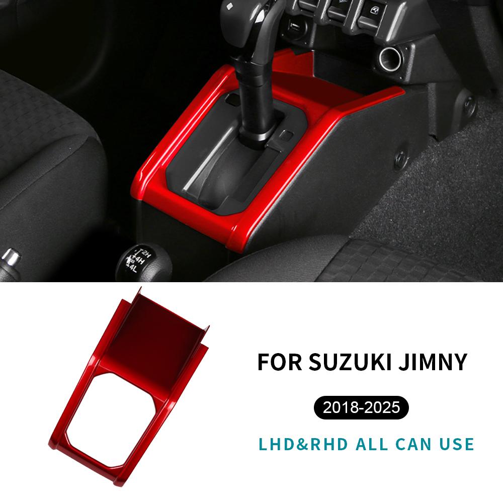 For Suzuki Jimny 2018-2025 Automatic Gear Shift Outer Panel Frame Universal Anti Scratch Center Console Interior Mod Accessories