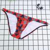 Plaid Ice Silk Ribbed Men's Breathable Underwear Triangle Briefs
