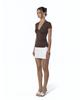 Kasiko Spangle Mini Skirt White