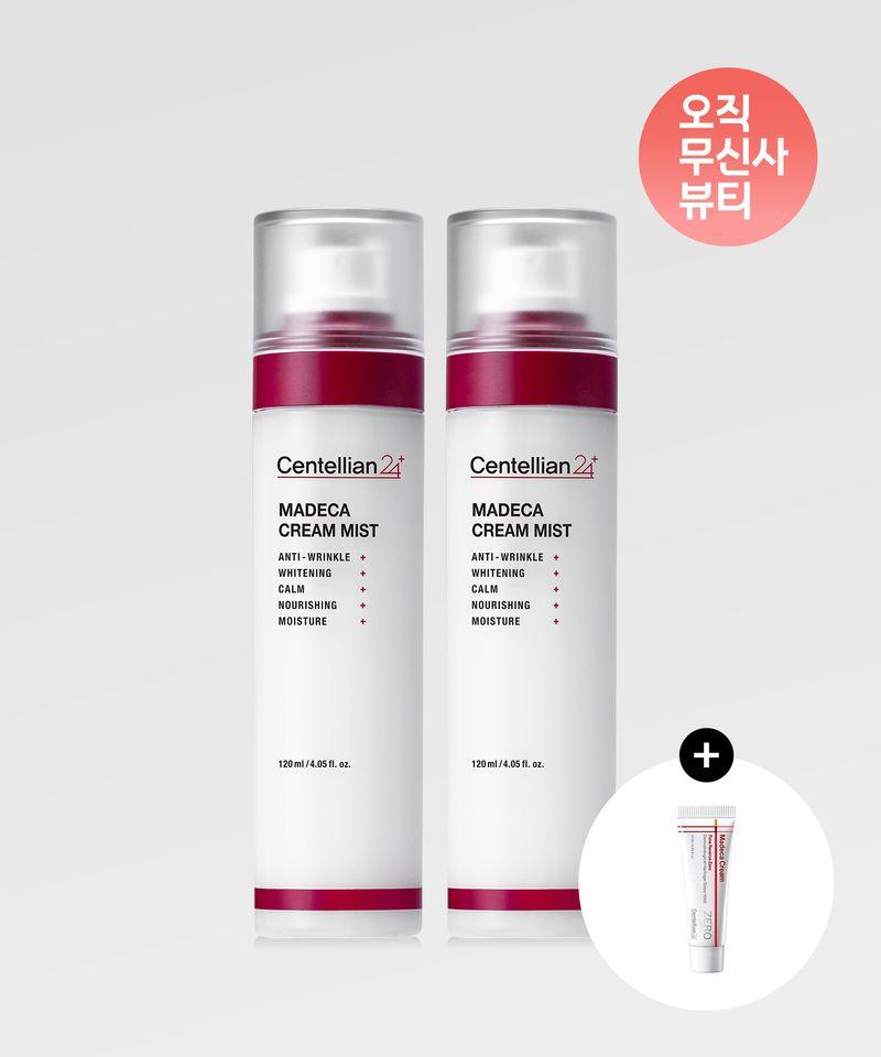 [Moisture Barrier Strengthening] Madeca Cream Mist 120ml x 2 + Time Reverse Zero 15ml Gift