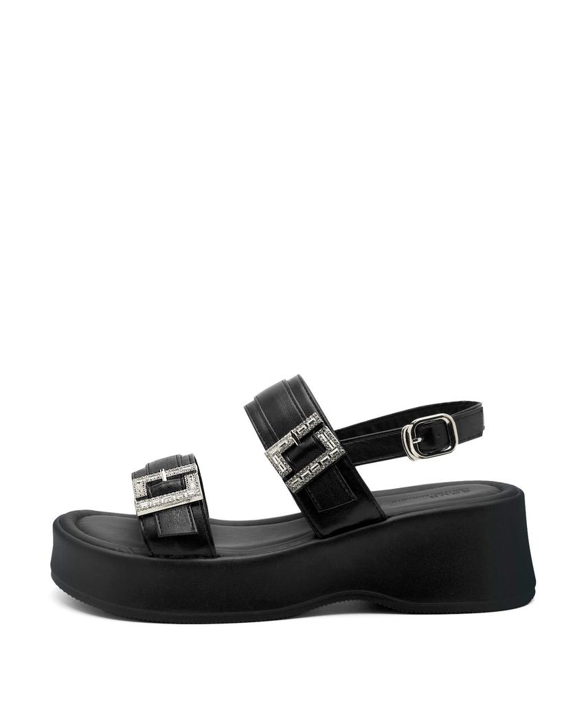 Spur Dune Double Belted Sandal 6.5Cm Strap Sandals -Ws9051 (2Color)