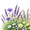 Wildflower Window Clings Spring Summer Floral Grass Window Stickers Double-Sided Anti-Collision Glass Door Mirror Decals for Home Bathroom