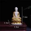 Ivory Fruit Powder Buddha Statue Chinese Style Buddha Statue Feng Shui Ornament Ivory Fruit Powder Pressed Crafts Home Decor