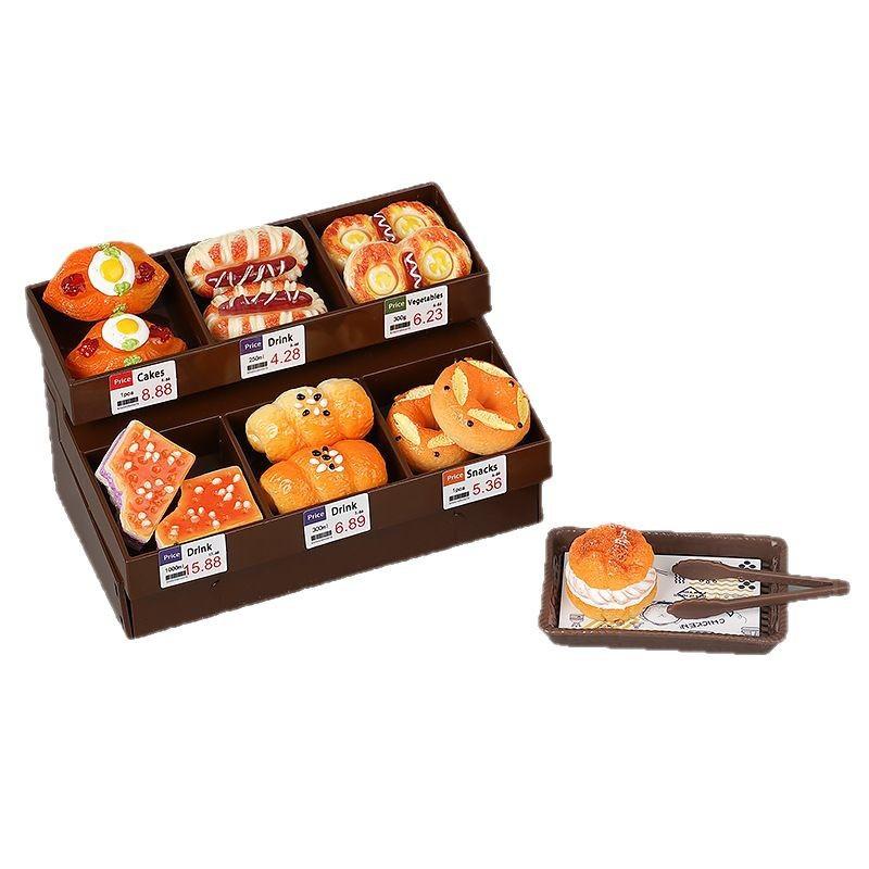 Mini Miniature Breadboard Dessert Model Simulation Play House Toy Shelf Ornament Edible Play Doll House Small Ornament