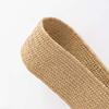Striped elastic waistband for women's fashion square buckle elastic weaving bohemian PP grass wide waistband