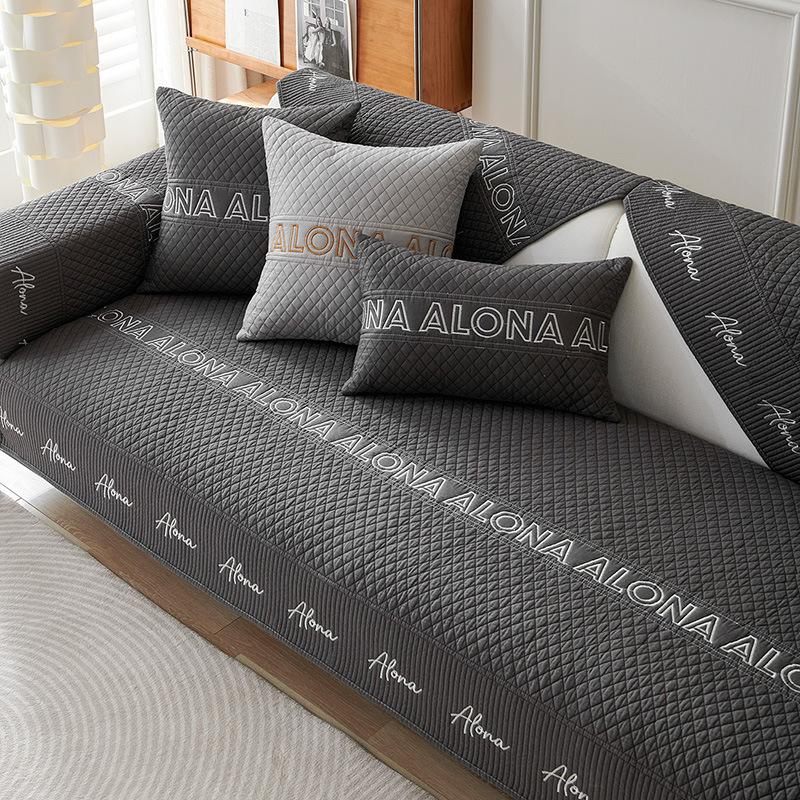 

Подушка для дивана на все сезоны, тканевая нескользящая подушка, простая современная ткань, летний чехол для дивана 70*70cm