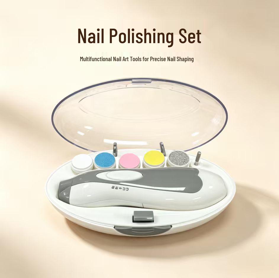 Electric Baby Nail Grinder & Clipper Set for Newborns