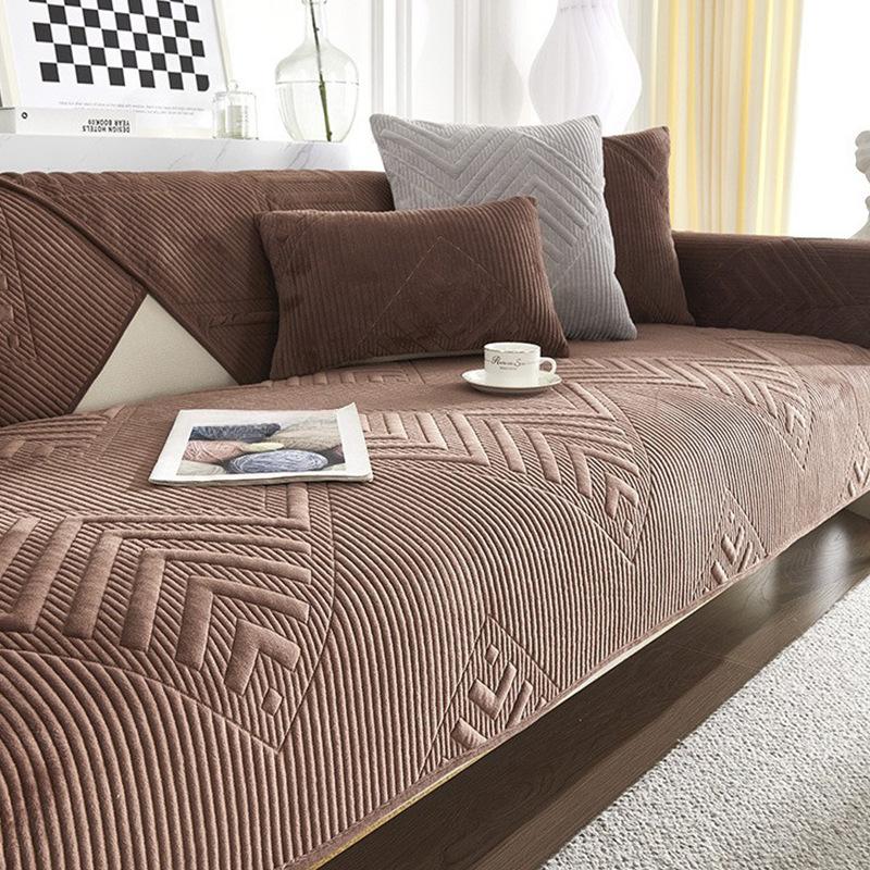 Sofa Cushion Four Seasons Universal Non-Slip Cushion Nordic Simple Sofa Cover All-Inclusive Universal Cover Cover Back Cushion Cover Towel