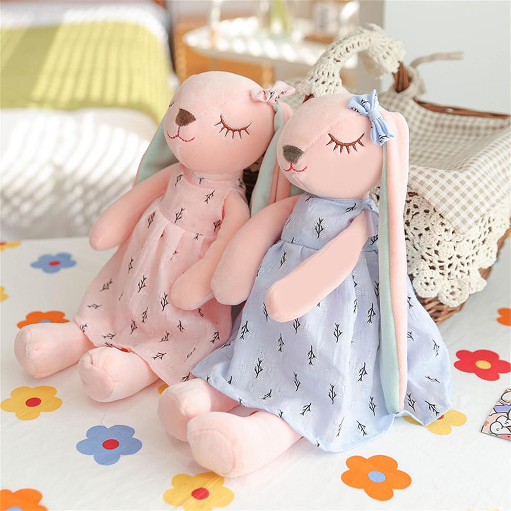 Adorable Cartoon Rabbit Plush Doll Soft Stuffed Toy Kid Hugging Pillow Gift