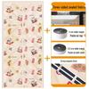 CNMF Winter Insulated Lucky Cat PU Leather Door Curtain