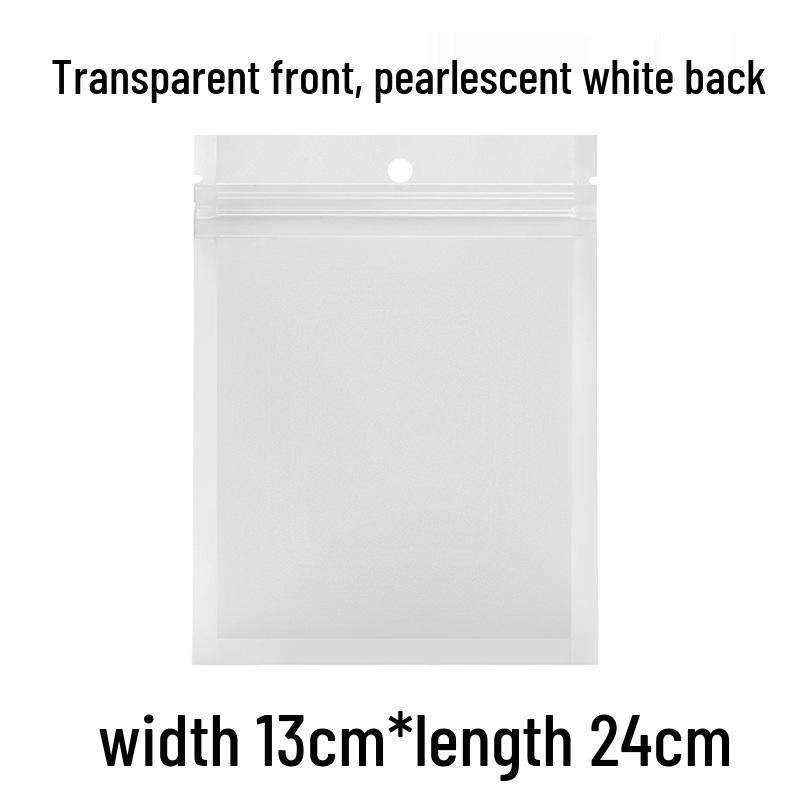 Pearlescent Yin & Yang Film Self-Sealing Bags for Jewelry Packaging