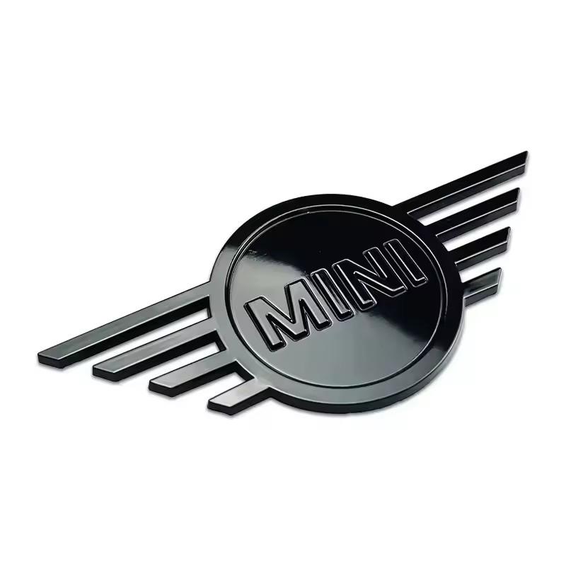 3D Metal Car Rear Badge for Mini Cooper F55 F56 F54 Countryman Clubman JCW R56 R60 F60 Front Emblem Sticker Accessories