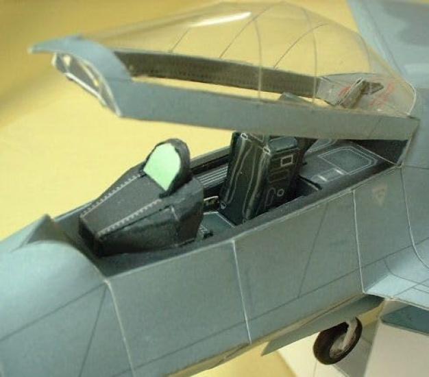 Raptor Model Kit pc5 F-22 Papercraft/Paper Model/Paper