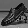 Fashion Genuine Leather Mens Casual Shoes Sneakers Trainers   Leisure Walk Male Skateboard Footwear Versatile Lace-Up Tenis Masculino