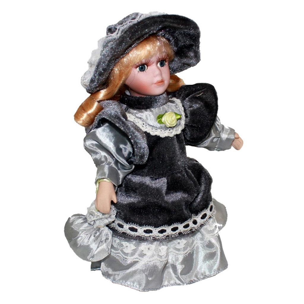8'' Doll Porcelain Dolls for Home Decoration
