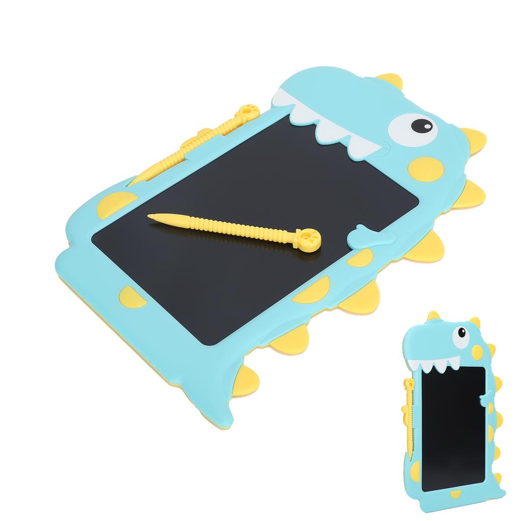 8.5in LCD Writing Board Intelligent Graphics Tablet Learning Educational Tool for ChildrenBlue with Yellow