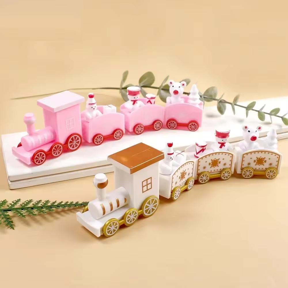 Christmas Train Decoration New Year Gifts Christmas Decoration Family Dining Table Decorations Shapes Train Party Decorations