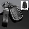 Genuine Leather Key Case for Cadillac XT5, CT5, XTS Key Fob - Unisex Design with Buckle