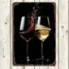 Metal Poster Wall Art Wine Bar Kitchen Retro Vintage Gift