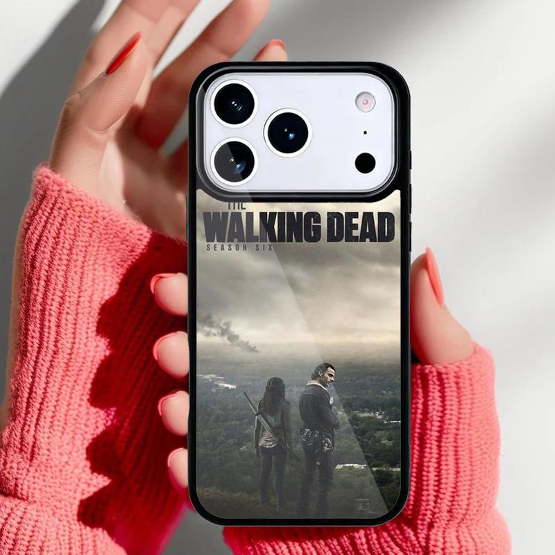 The Walking Dead soft Phone Case for iPhone 17 Air 16e 15 14 13 Pro Max Back Cover for 12 11 Pro Coque