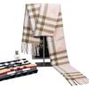 Autumn And Winter Scarves Imitation Cashmere Warm Men'S Plaid Scarf Manufacturers