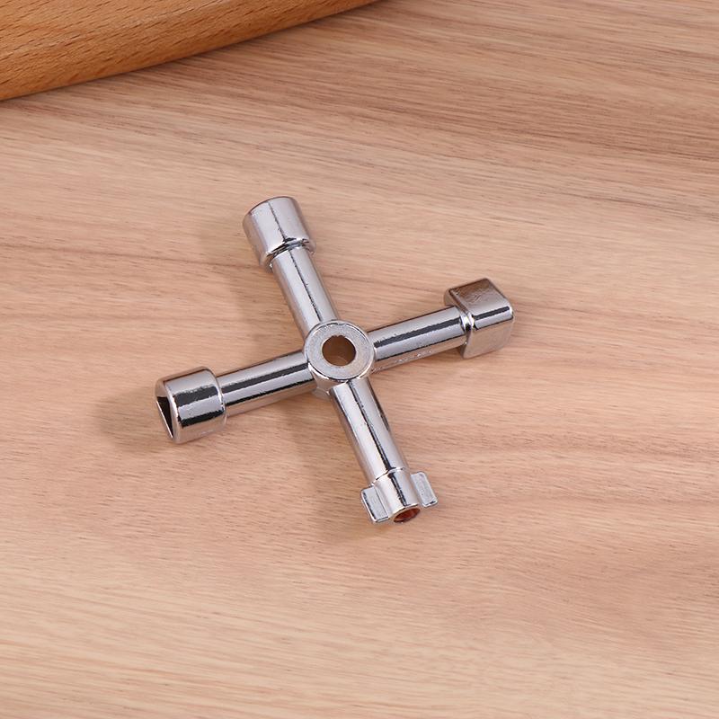 Water Meter Valve Key, Inner Triangle Wrench, Multi-Purpose Tool, Electric Control Cabinet Car Elevator Cross Key Wrench