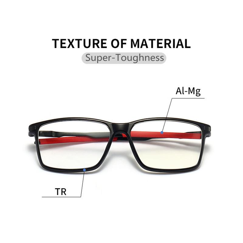 Sports Style UltraLight Reading Glasses Al-Mg Alloy Legs Frame For gentlemen's Anti Blue Light Photochromic Presbyopia Eyeglasses 0~+6