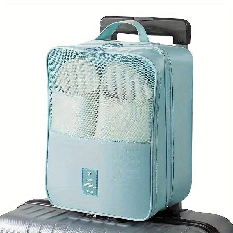 Travel Shoe Storage Bag - Hanging Organizer, Large Capacity, Machine Washable, Space-Saving Luggage, Multiple Compartments, Suitable for Shoes