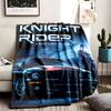 Knight Rider Themen-Decke Geeignet für das Sofa Camping und Reisen Hergestellt aus weichem Flanellmaterial Ein ideales Geschenk für Anlässe wie Geburtstag