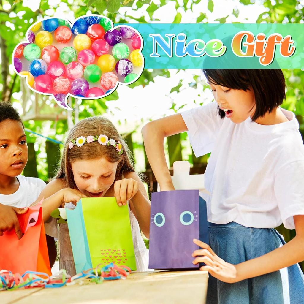Sumind 500 Pcs Small Bouncy Balls in Bulk Rubber High Bouncing Balls Mini Bouncy for Birthday Party Favors Gift Game Prizes Vending Machines Fillers