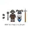 Medieval Equipment Knight Building Block Action Figures Armor Helmet Compatible ABS Accessories Children's DIY Toy N335-338