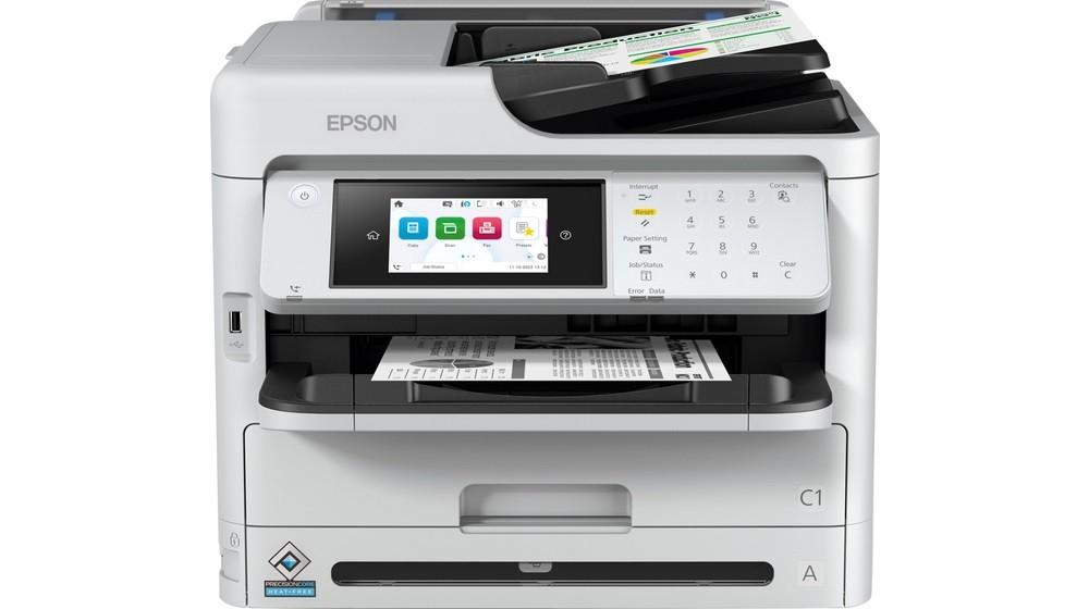 Multifunktionsdrucker WF-M5899DWF Mono A4 34 S./Min./G(IN)LAN/ADF50/Fax weiß