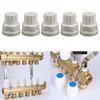 Set of 5 Radiator Valve M30x1.5 for Replacement In Floor Heating Manifold and Radiator Valve Temperature Controls