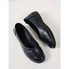 Large Size Popular Minimalist Metal Badge Decoration, Lightweight, Comfortable, Fashionable and Versatile Women's Flat Loafers