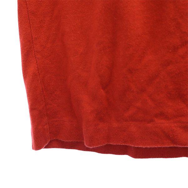 PINK HOUSE One point logo Long sleeve T-shirt L Red Ron T Women Used