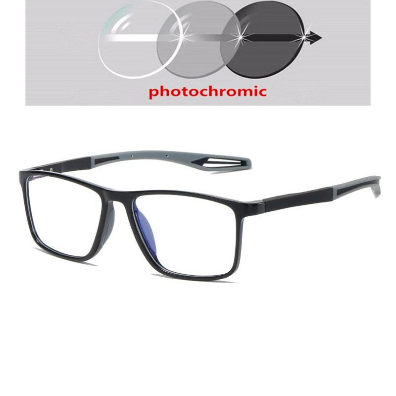 Sport Women Men Student Square Prescription Glasses For The Nearsighted Fashion Silicone Optical Spectacles 0 -1.0 -1.5 To -6.0