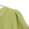 Mila Owen Five-quarter sleeve Linen blend puff sleeve knit pullover knit Women Used