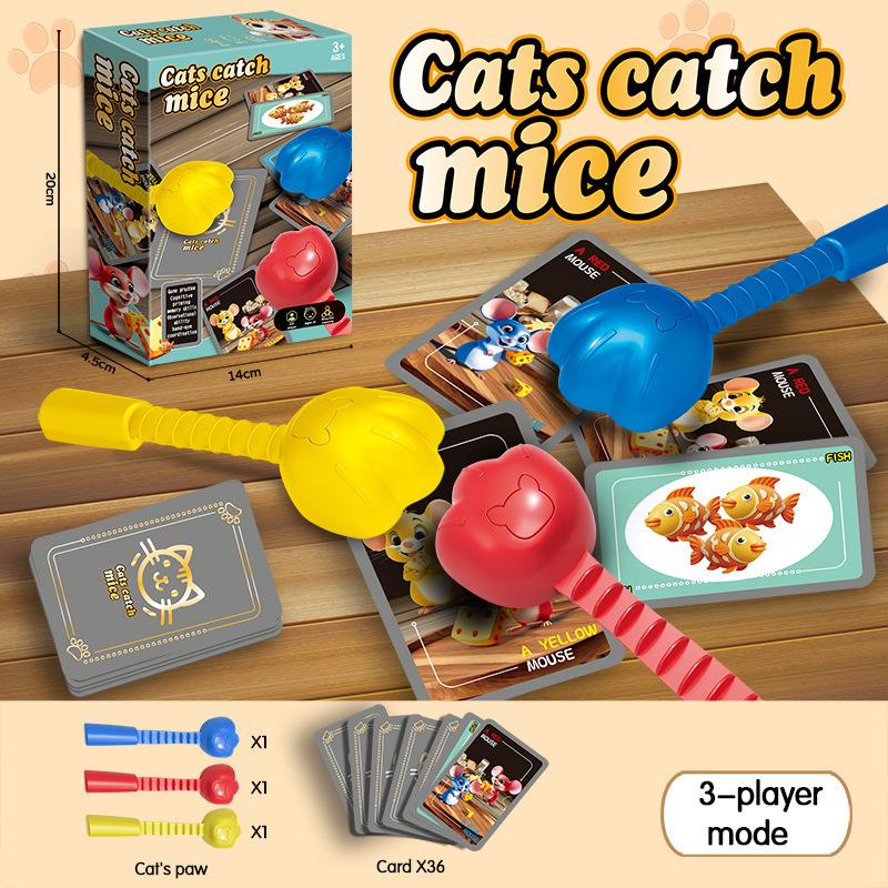 

Кошки Ловят Мышей Настольные Игры Детские Игрушки Семейная Вечеринка Социальные Игры Забавные Карты Память Логическое Мышление Образование Детей Настольная Игра