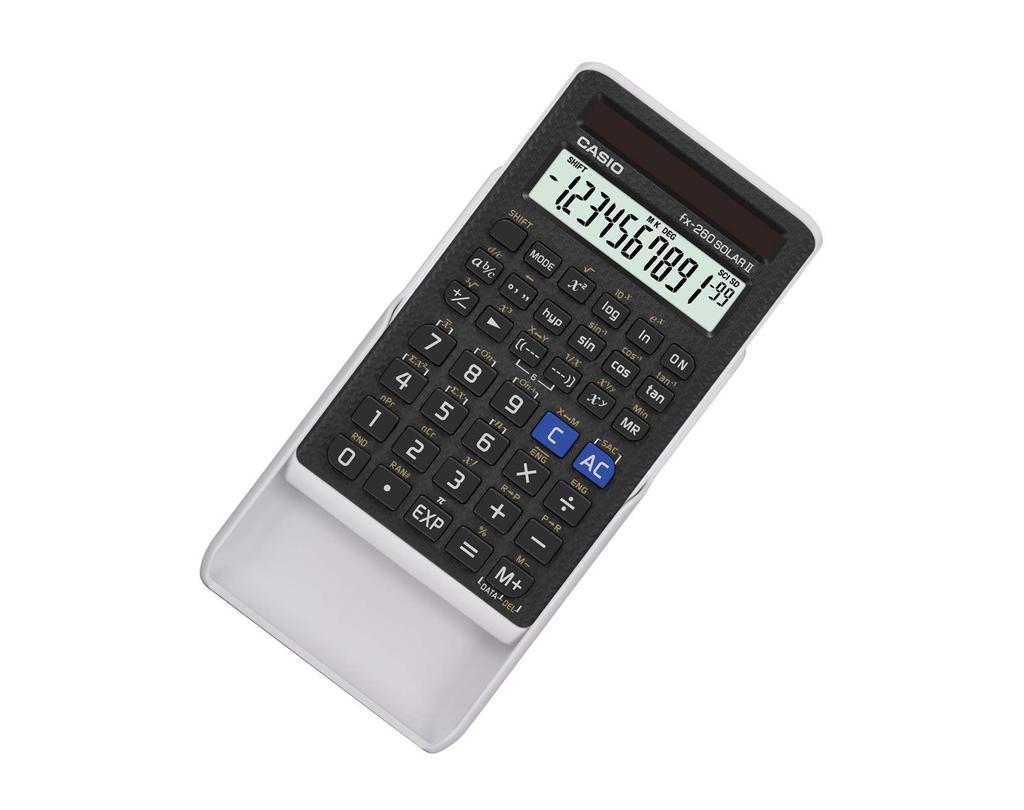 Casio Scientific Calculator Fx-260 SOLAR II (black)