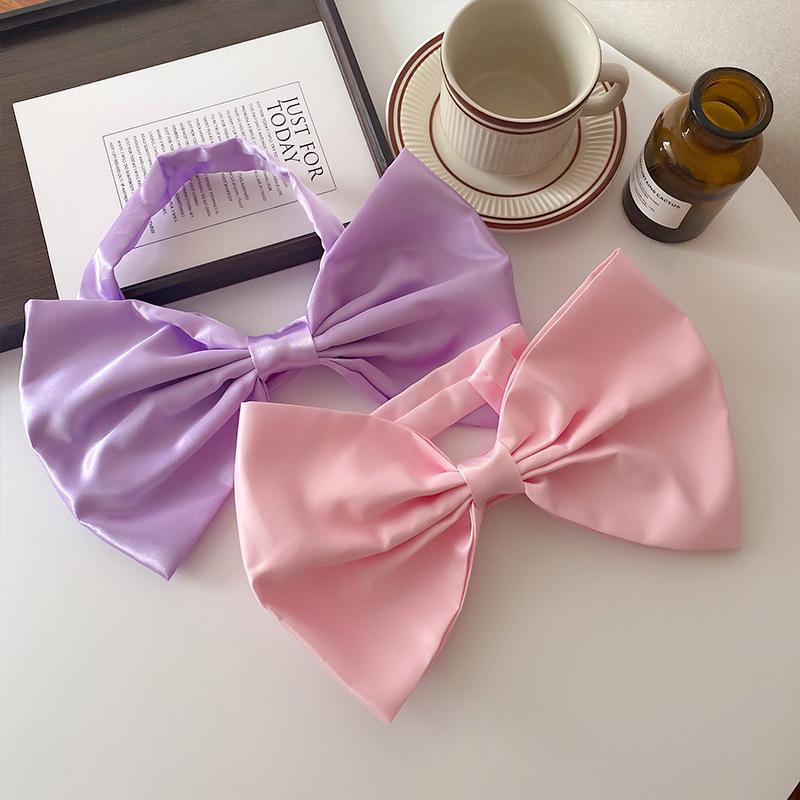 Extra Large Sweet Tom and Jerry Bow Necklace Hairband - Fairy Temperament Women's Headwear Photo Props