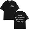 Mens T-shirt Hip Hop Street Cruzzi Print Oversized Sports Y2k Casual Short Sleeve Cruz Cafuné World Tour 2025 Classic Streetwear