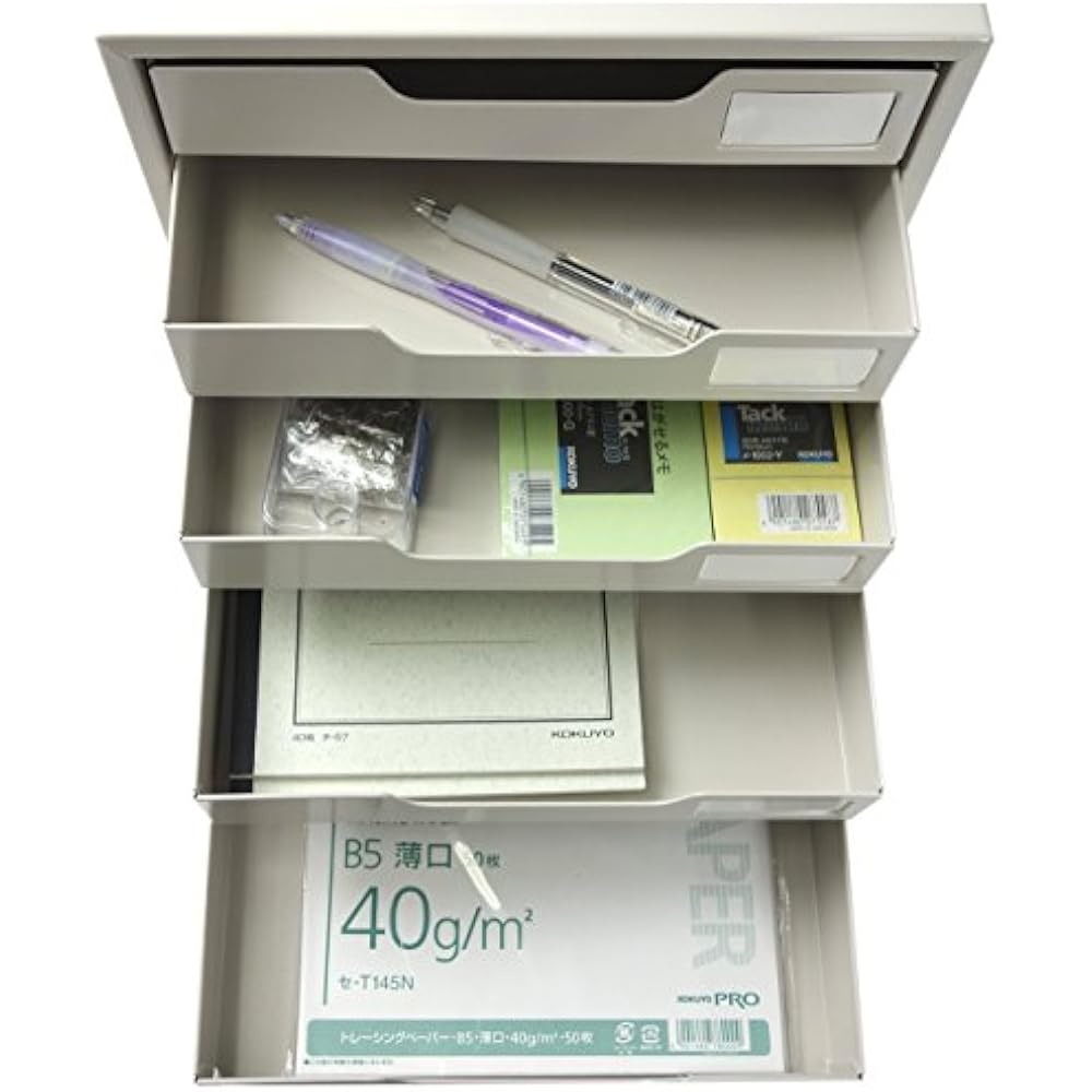Kokuyo LC-7M Letter Case, Steel Drawer, A4 Vertical, Single Drawer, 7 Tiers