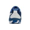New LiNing Sound Waves 2 Cushioned Slip Resistant Abrasion Resistant Low Top Badminton Shoes Unisex White Dark Blue AYTS016-7