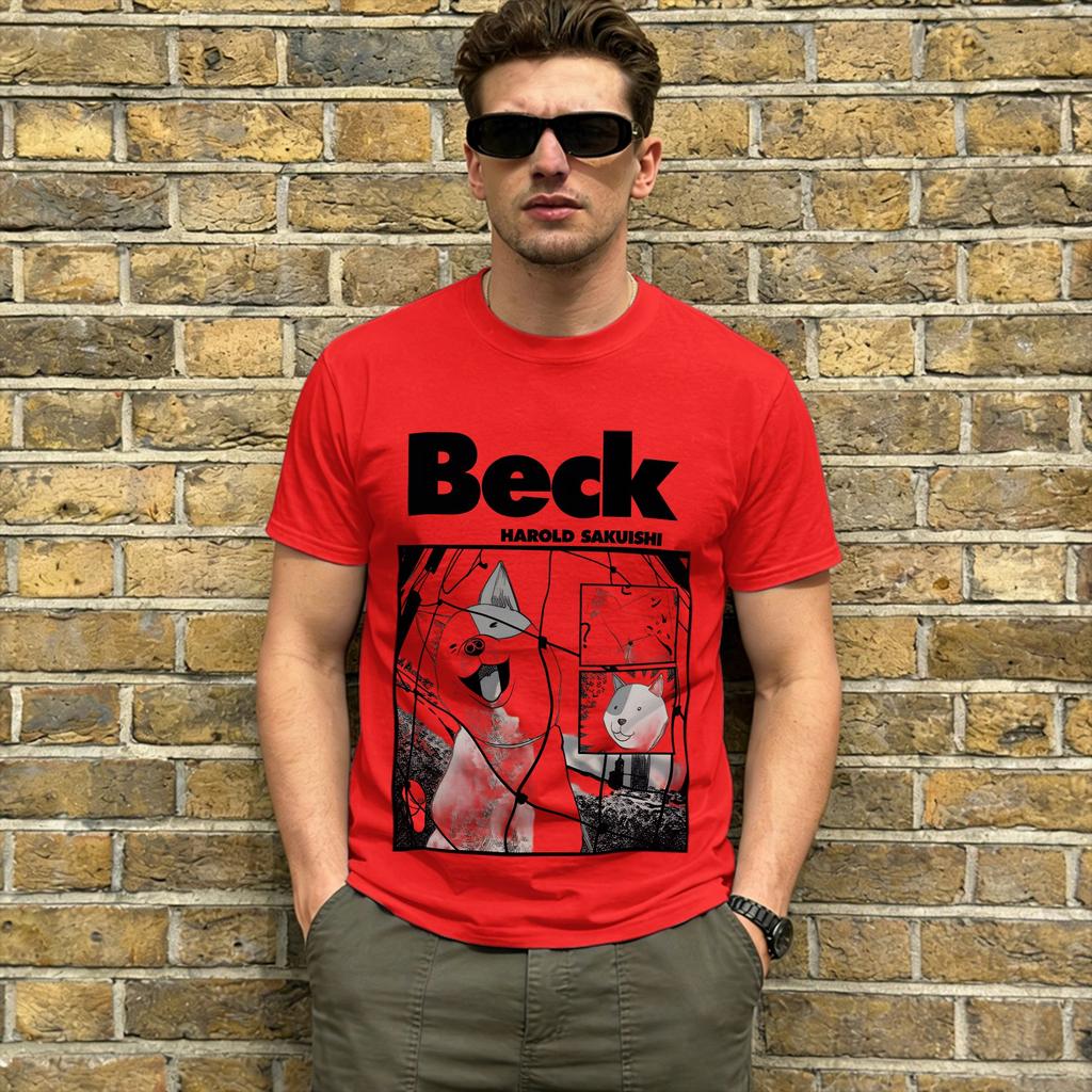 Anime Beck Mongolian Chop Squad 100% Coton T-shirt Pour Unisexe Été Vintage T-shirts Respirant Mode T-shirt Grande Taille