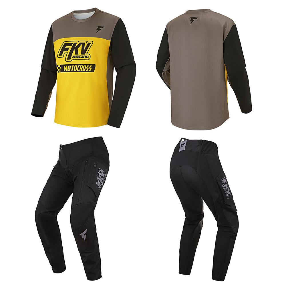 2025 New FKV Motorcycle Riding Suit Mountain Bike ATV Racing Suit Men