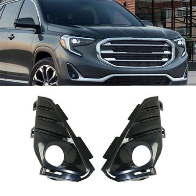 Front Right+Left Side Fog Lamp Cover W/ Hole For 2018-2021 GMC Terrain 23196307