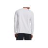 Under Armour Meridian Solid Training Comfortable Soft Crew Neck Knit Long Sleeve T-Shirt Men Tops White 1379672-100