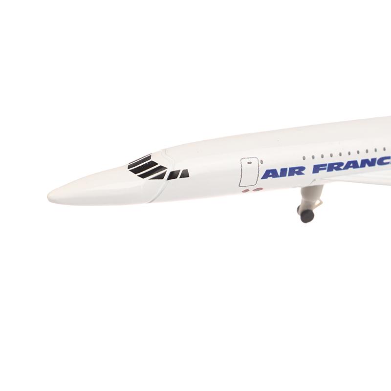 20cm French Union Concorde Air France Airplane Model Airliner Alloy Diecast Air Plane Model Toys Collection Home Decor Ornament